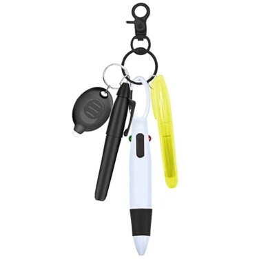 Daemson Nurse Pen Set Badge Reel Pen Nurse Badge Accessories Black