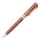 Gullor Handcrafted Rosewood Retractable Ballpoint Pen Natural Wood Pen Silver Clip