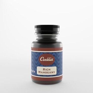 Conklin Bottle Ink 60 ml Rich Mahogany Fountain Pen Smooth and Elegant Writing Ideal for Professional and Creative Use