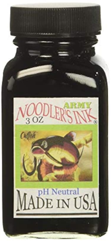 NOODLER'S Noodlers Ink Fountain Pen Bottled Ink 3oz Army Green