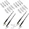 Zonon 2 Sets Oblique Calligraphy Dip Pen Set Include 2in1 Calligraphy Oblique Pen or Straight Holder with 8 Pcs Replacement Nibs