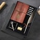 GCCL Quill Pen and Ink Set Antique Feather Dip Calligraphy Pen Set including Feather Pen 5 Replacement Nibs Pen Nib Base Notebook Ink Gift Box Best Gifts for Men Dad Grey