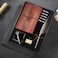 GCCL Quill Pen and Ink Set Antique Feather Dip Calligraphy Pen Set including Feather Pen 5 Replacement Nibs Pen Nib Base Notebook Ink Gift Box Best Gifts for Men Dad Grey