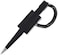 NOBO Pack of 5 Counter Coil Corded Wedgy Pen with Adhesive Backing Black Ink