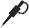 NOBO Pack of 5 Counter Coil Corded Wedgy Pen with Adhesive Backing Black Ink