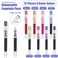 Clabby 12 Pieces Disposable Fountain Pens QuickDrying Ink Pen SmoothWriting Multicolor Art Supplies for Sketching Journaling Calligraphy and Doodling Mixed Colors