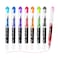 EYEYE Disposable Fountain Pens 8 Pack Multicolor Fine Point Fountain Pens for Writing Stainless Steel Nib Smooth Writing for Journaling Drafting Sketching Doodling Gifts