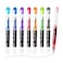 EYEYE Disposable Fountain Pens 8 Pack Multicolor Fine Point Fountain Pens for Writing Stainless Steel Nib Smooth Writing for Journaling Drafting Sketching Doodling Gifts