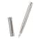 HONG DIAN Forest Pro Silver Stainless Steel Fountain Pen Medium Nib Classic Design Smooth Writing Pen with Ink Refill Converter and Metal Pen Box Set
