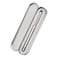 HONG DIAN Forest Pro Silver Stainless Steel Fountain Pen Medium Nib Classic Design Smooth Writing Pen with Ink Refill Converter and Metal Pen Box Set