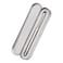 HONG DIAN Forest Pro Silver Stainless Steel Fountain Pen Medium Nib Classic Design Smooth Writing Pen with Ink Refill Converter and Metal Pen Box Set