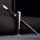 Asvine HongDian 920 Black Metal Fountain Pen Rose Gold Plated Extra Fine Nib Smooth Writing Pen Classic Pen with Ink Converter