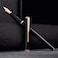 Asvine HongDian 920 Black Metal Fountain Pen Rose Gold Plated Extra Fine Nib Smooth Writing Pen Classic Pen with Ink Converter