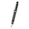 Wikult Jinhao X159 Black Acrylic Fountain Pen Size 8 Medium Nib Gold Trim Classic Design Smooth Writing Pen with Converter