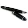 BALDHEADSALLY Jinhao X159 Black Fountain Pen 8 Fine Point Silver Trim Smooth Writing Instrument with Converter