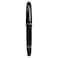 BALDHEADSALLY Jinhao X159 Black Fountain Pen 8 Fine Point Silver Trim Smooth Writing Instrument with Converter