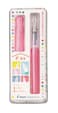 Kakuno Pilot Fountain Pen Family Series Mama Clear Red Fine Point FKA1SRKMRF With Kanji LOVE Sticker 515 x 059 x 078 in