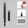 Zalantan Fountain PenSmooth Writing Metal Water Pen with Gift Case Fine Nib Consistent Ink Flow Luxury Pen for Nice Pens Includes a Calligraphy Nib 8 Cartridges a Ink Refill ConverterGrey