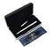 erofa Duke 209 Steel Silver Fountain Pen DoubleNibs Medium and Bent Nib Interchangeable Writing Set with Gift Box