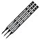 SCHMIDT 3 Pack Schmidt 888 Black Fine Rollerball Refill