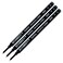 SCHMIDT 3 Pack Schmidt 888 Black Fine Rollerball Refill
