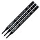 SCHMIDT 3 Pack Schmidt 888 Black Fine Rollerball Refill