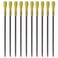 GARASANI 10 Pack Ball Point Pen Refills Medium Point Black Ink Black 32inch