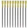 GARASANI 10 Pack Ball Point Pen Refills Medium Point Black Ink Black 32inch