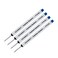 Schmidt 4 Pack P8126 Short Version at 388 Capless Rollerball Refill Blue