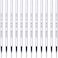 LINFANC Black Gel Pens Refills 12 Pack Retractable Gel Ink Pen Refills Bulk Medium Point 07mm Tip Smooth Writing Quick Dry Gel Pen Refills for Journaling Writing School Office Supplies 12 Black 07mm