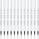 LINFANC Black Gel Pens Refills 12 Pack Retractable Gel Ink Pen Refills Bulk Medium Point 07mm Tip Smooth Writing Quick Dry Gel Pen Refills for Journaling Writing School Office Supplies 12 Black 07mm