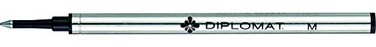 Diplomat Rollerball Refill Metal Black