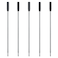 DUNBONG DunBong Black Ink Refill Pack of 5 Replaceable Ballpoint Pen Refills Medium Point Metal Refill Black