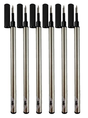 Gullor Refills Fit Jinhao Rollerball Pen Black Ink 05mm Set of 10 PCS