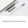 HeTaoCat Red Ink Refill Pack of 5 Replaceable Ballpoint Pen Refills Medium Point Metal Refil Red