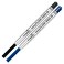 Lanier Pens Imprinted Schmidt easyFLOW9000 Ballpoint Refill Black Blue Ink Medium Tip 10mm Pack of 2