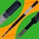 Jaymo Replacement for Cross Slim 89101 Measures 4 in 102 mm Long Gel Rolling Ball Pen Refill 6 Black