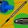 Jaymo Replacement for Lamy M16 1200152 Measures 417 in 106 mm Long Ballpoint Pen Refill 2 Blue