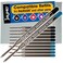 Cottage Mills Jaymo Replacement for Parker 19503691950371 and Bastion Measures 3875 in 98 mm Long G2 Ballpoint Pen Refill 6 Black 6 Blue