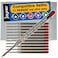 Cottage Mills Jaymo Replacement for Parker 1950370 and Bastion Measures 3875 in 98 mm Long G2 Ballpoint Pen Refill 12 Red
