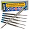 Cottage Mills Jaymo Replacement for Parker 1950371 and Bastion Measures 3875 in 98 mm Long G2 Ballpoint Pen Refill 6 Blue