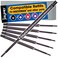 Jaymo Replacement for Waterman 834254 Measures 44 in 112 mm Long Ballpoint Pen Refill 6 Black