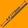 Jaymo Replacement for Waterman 834254 Measures 44 in 112 mm Long Ballpoint Pen Refill 6 Black