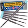Jaymo Replacement for Waterman 834264 Measures 44 in 112 mm Long Ballpoint Pen Refill 6 Blue