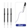 jiebor 100Pcs Beadable Pens Refills Ballpoint Pens Refills Blue Ink 10mm for Plastic Bead Pens Office Supplies 244 Inch