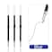 jiebor 100Pcs Beadable Pens Refills Ballpoint Pens Refills Blue Ink 10mm for Plastic Bead Pens Office Supplies 244 Inch