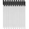 JOVITEC Jovitec 24 Pieces Replaceable Ballpoint Pen Refills Metal Pen Ink Refills Smooth Writing 45 Inch 116 cm and 1 mm Medium Tip for Gifts OfficeBlack