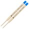 Lanier Pens Lanier Combo Pack 2 Pack Monteverde SoftRoll Ballpoint P13 Paste Ink Refill Compatible with Most Parker Style Ballpoint Pens Blue Medium Tip 07mm