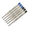 Lanier Pens Lanier Combo Pack 6 Pack Schmidt P900 F Parker Style Ballpoint Refill BlueBlack Ink Fine Tip