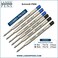 Lanier Pens Lanier Combo Pack 6 Pack Schmidt P900 F Parker Style Ballpoint Refill BlueBlack Ink Fine Tip